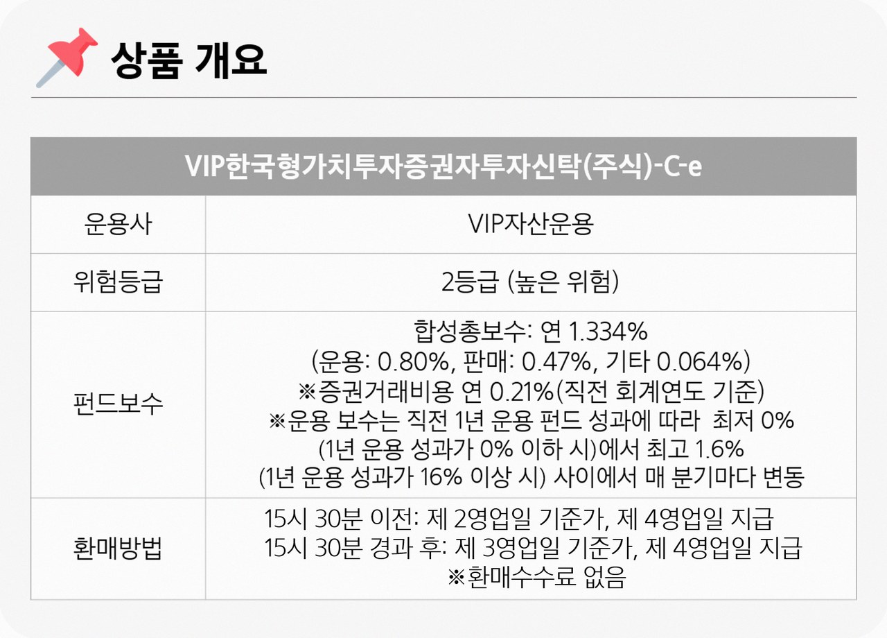vip 한국형 가치투자펀드 1