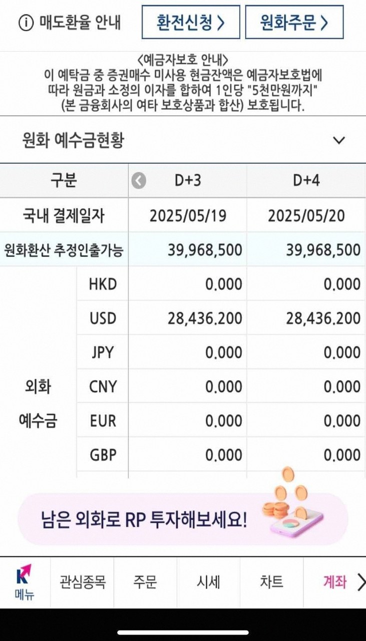 키움증권 외화rp 2